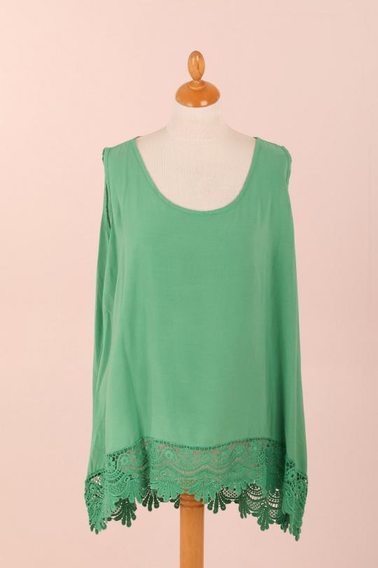 Vests Women Brazil green Laura Paris (MKL) 1430 Efashion Paris