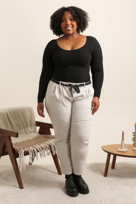 Trousers Women Beige Laura Paris (MKL) 1393 Efashion Paris