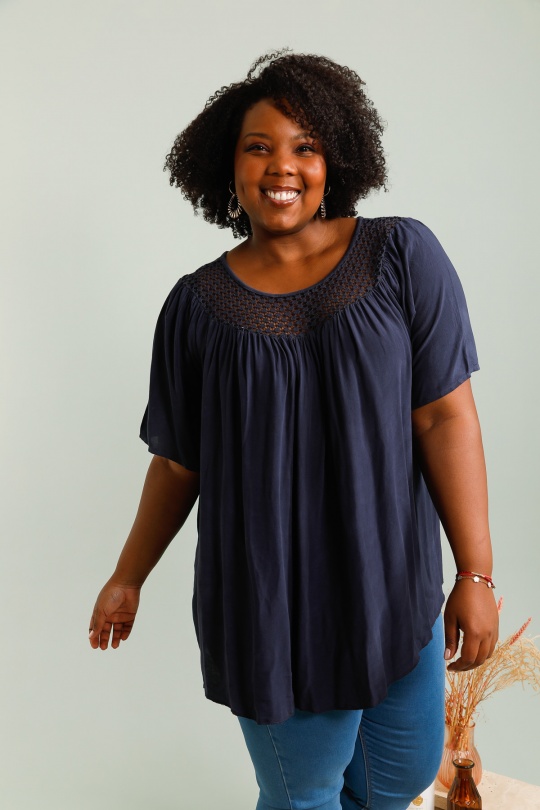 Tunics Women Navy blue Laura Paris (MKL) 787 Efashion Paris