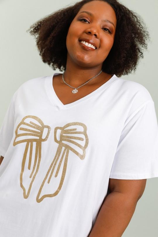  Maglietta Donna White Laura Paris (MKL) 1846-7-AILES Efashion Paris