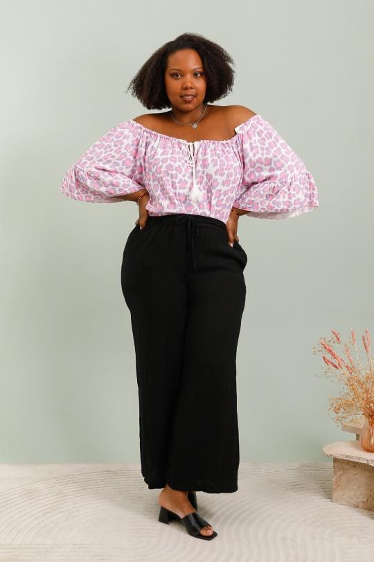 Trousers Women Black Laura Paris (MKL) 1886-B Efashion Paris