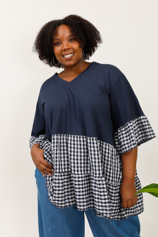 Tunics Women Marine blue Laura Paris (MKL) 1943 Efashion Paris