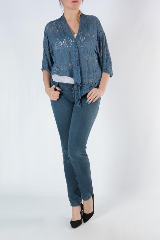 Cardigans Women Jean blue Laura Paris (MKL) 773 Efashion Paris