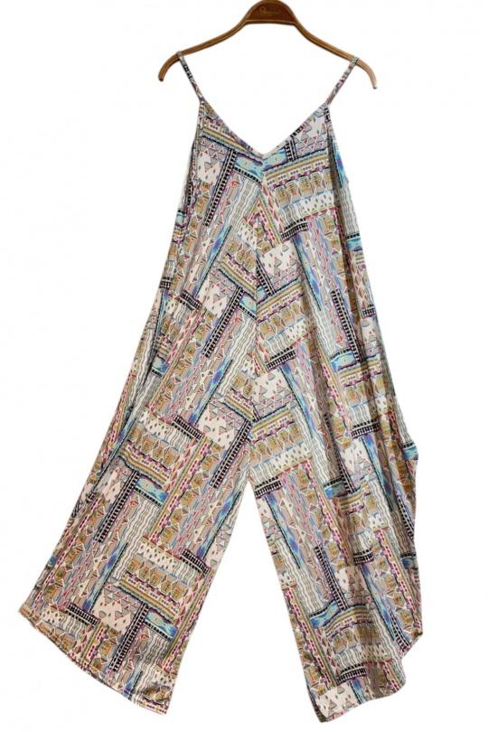 Combinaisons Femme Bleu OXXYZEN 21261-71 Efashion Paris