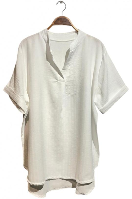 Tops Femme Blanc OXXYZEN 25923 Efashion Paris