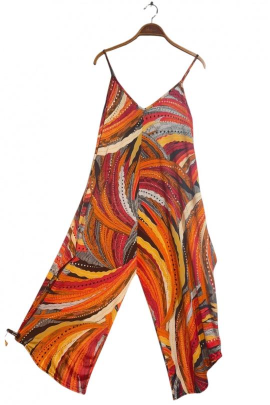 Jumpsuits Women Orange OXXYZEN 21261-89 Efashion Paris