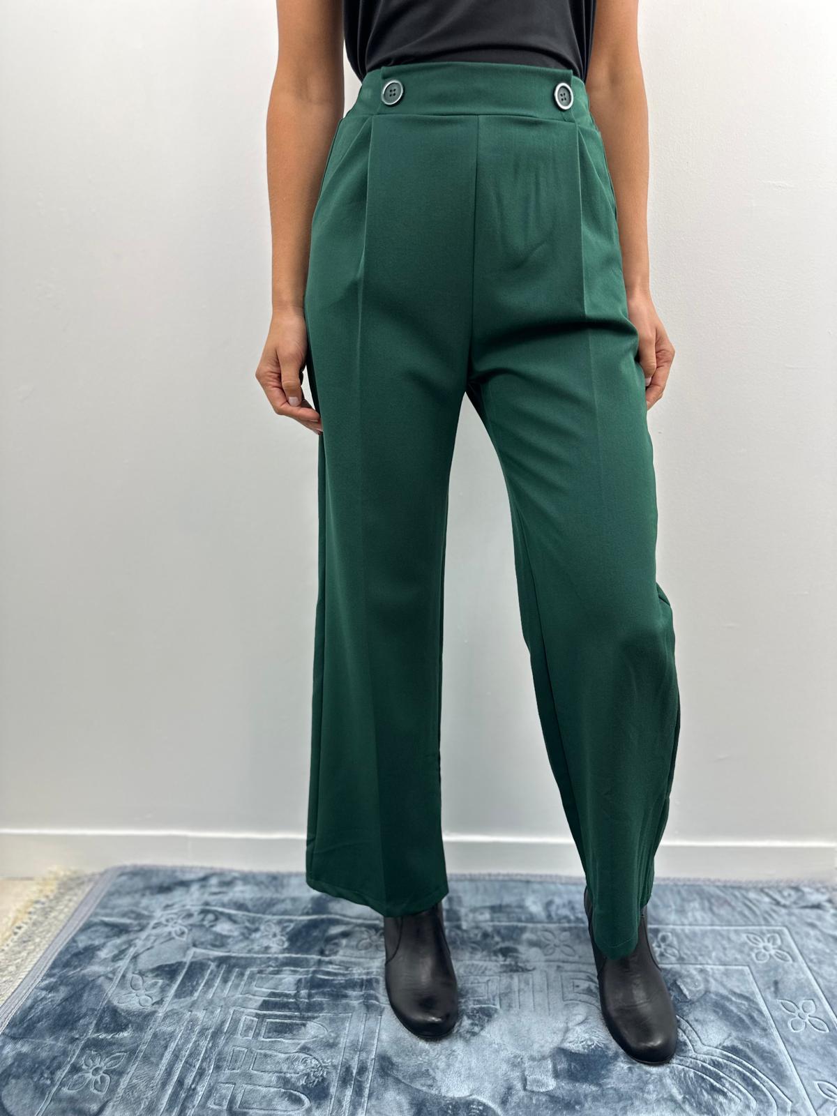 Pantalons Femme Vert sapin OXXYZEN 11238 #c Efashion Paris