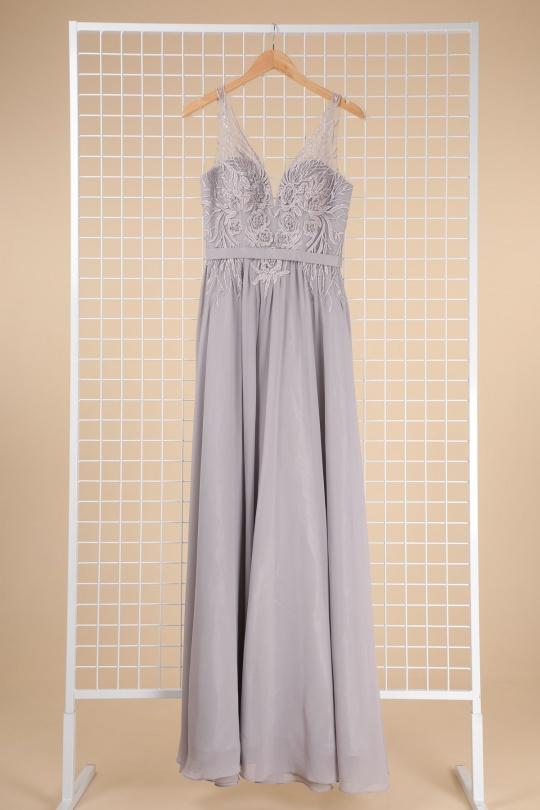 Vestidos de fiesta Mujer Light-grey C FAIT POUR VOUS 1910 Efashion Paris