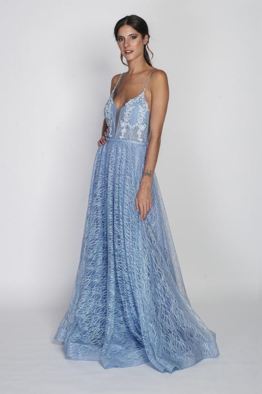 Robes de soirée Femme Rose C FAIT POUR VOUS 7017 Efashion Paris