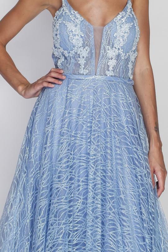 Robes de soirée Femme Rose C FAIT POUR VOUS 7017 Efashion Paris