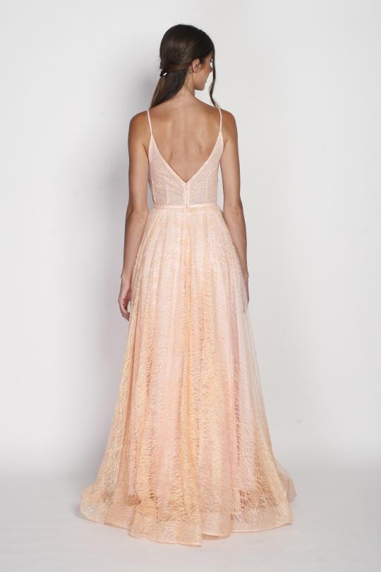 Robes de soirée Femme Rose C FAIT POUR VOUS 7017 Efashion Paris