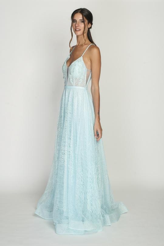 Robes de soirée Femme Rose C FAIT POUR VOUS 7017 Efashion Paris