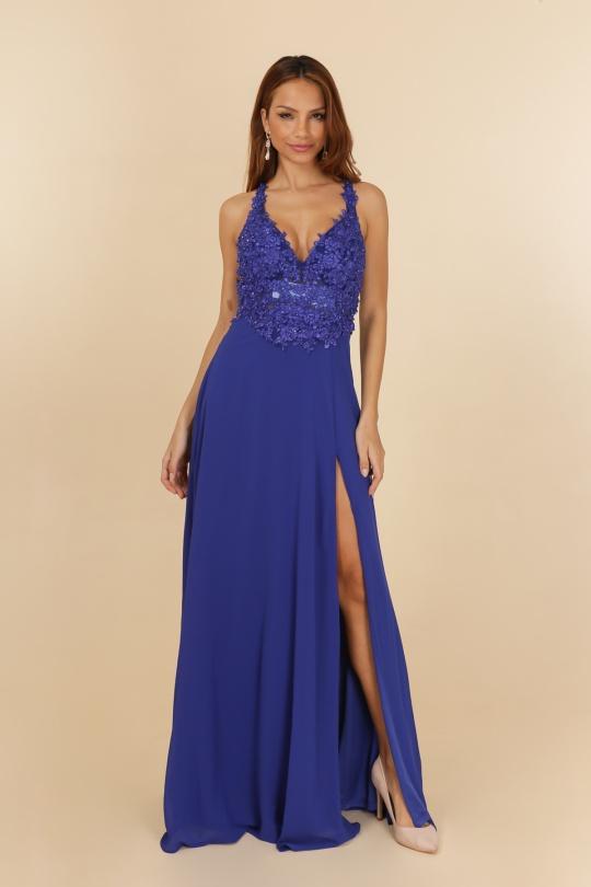 Robes de soirée Femme Rose C FAIT POUR VOUS 7015 Efashion Paris