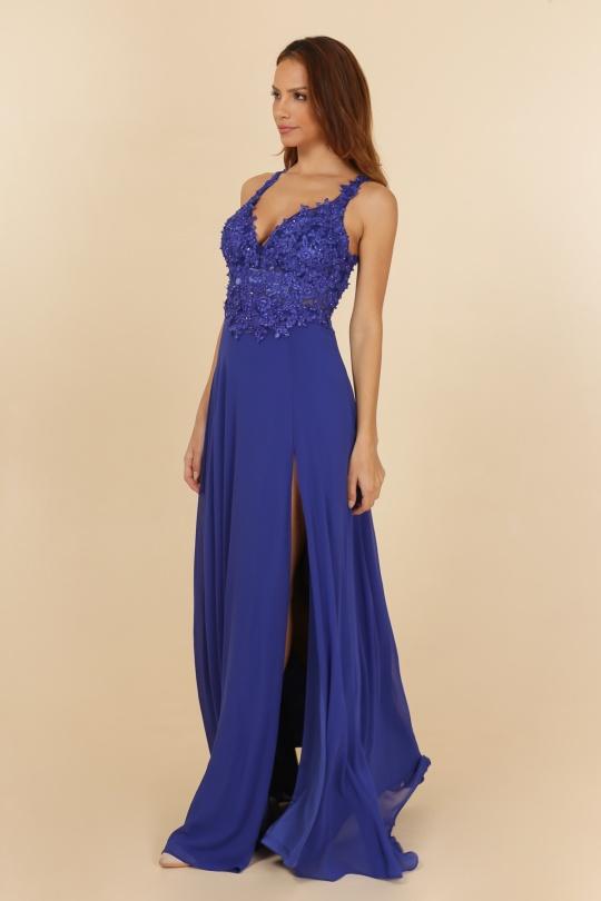 Robes de soirée Femme Rose C FAIT POUR VOUS 7015 Efashion Paris