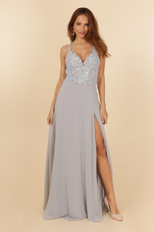 Robes de soirée Femme Rose C FAIT POUR VOUS 7015 Efashion Paris