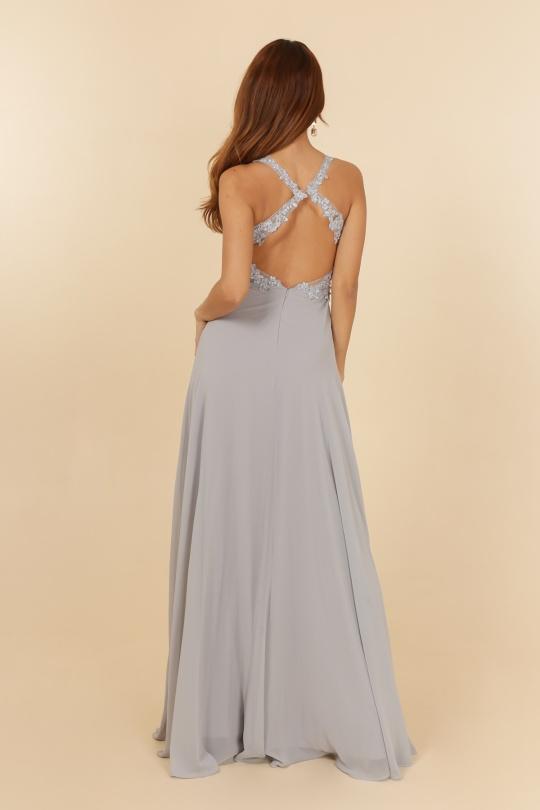 Robes de soirée Femme Rose C FAIT POUR VOUS 7015 Efashion Paris