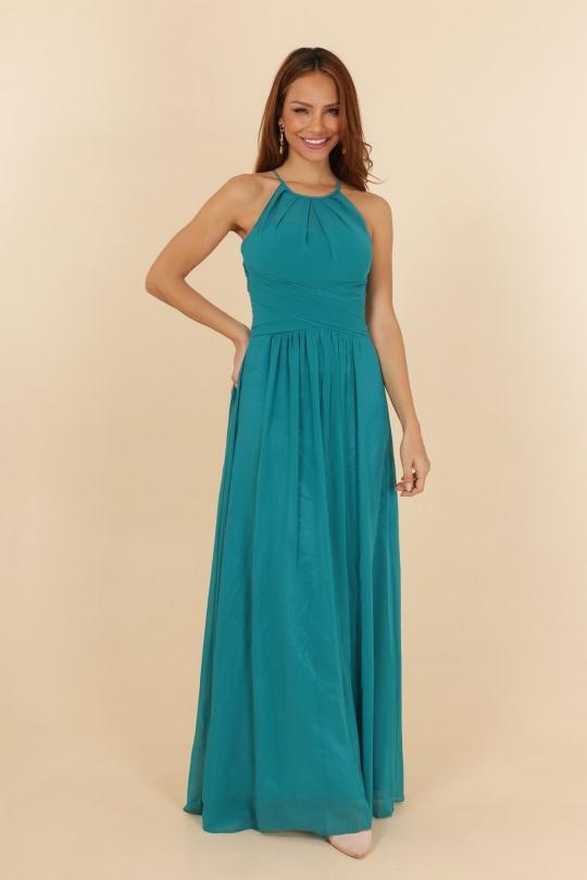 Robes de soirée Femme Turquoise C FAIT POUR VOUS 69733 Efashion Paris