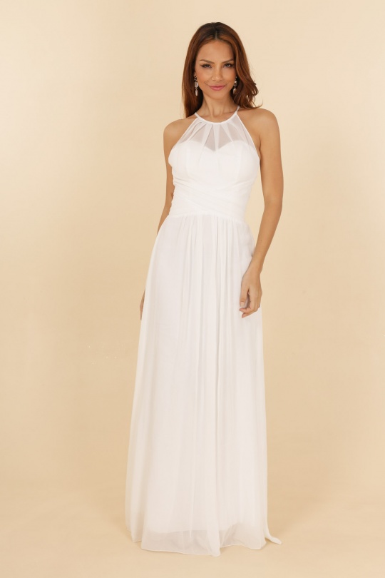 Robes de soirée Femme Bleu ciel C FAIT POUR VOUS 69733 Efashion Paris