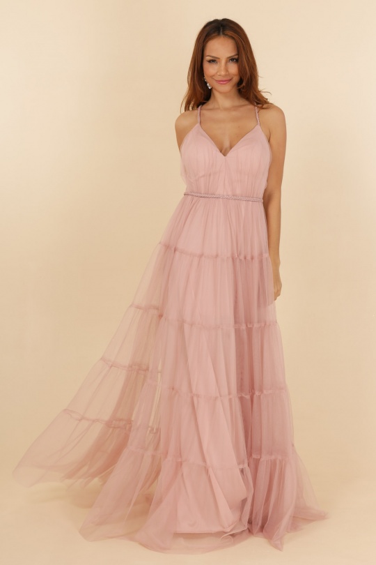 Robes de soirée Femme Vieux rose C FAIT POUR VOUS 99225 Efashion Paris