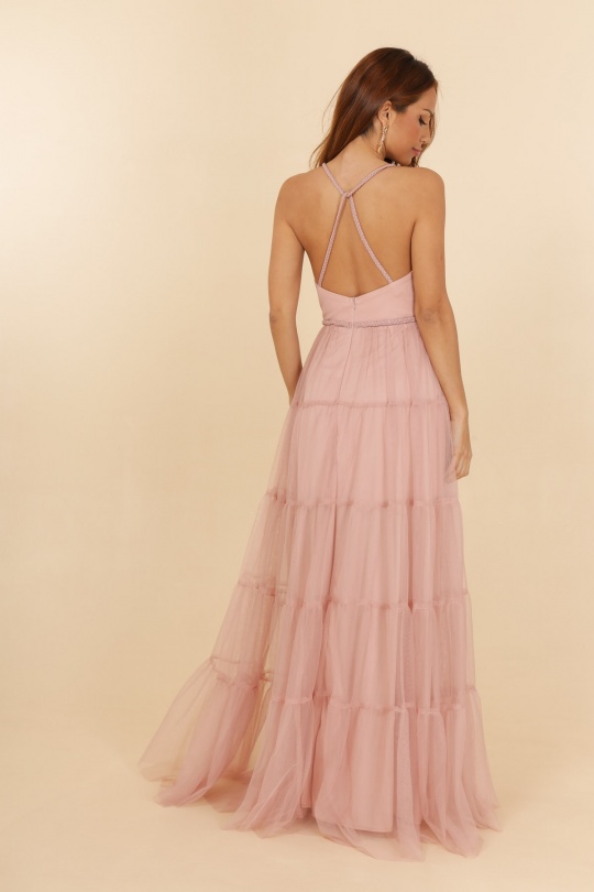 Robes de soirée Femme Vieux rose C FAIT POUR VOUS 99225 Efashion Paris