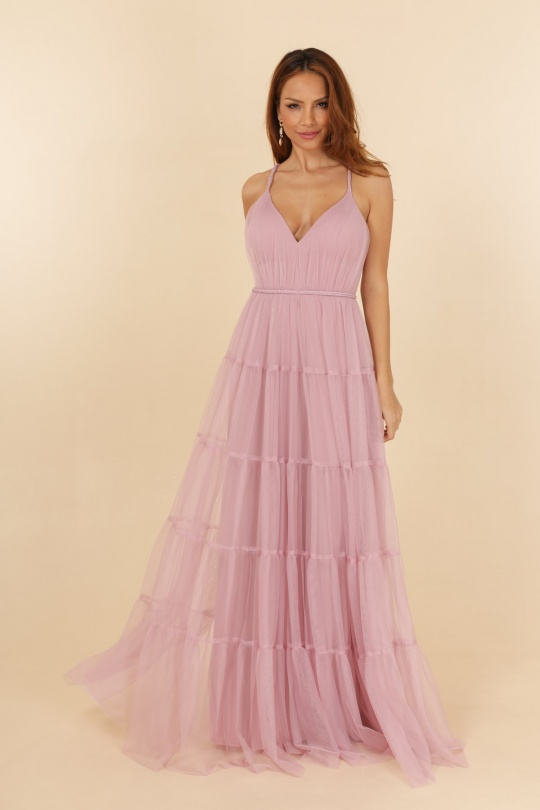 Robes de soirée Femme Vieux rose C FAIT POUR VOUS 99225 Efashion Paris