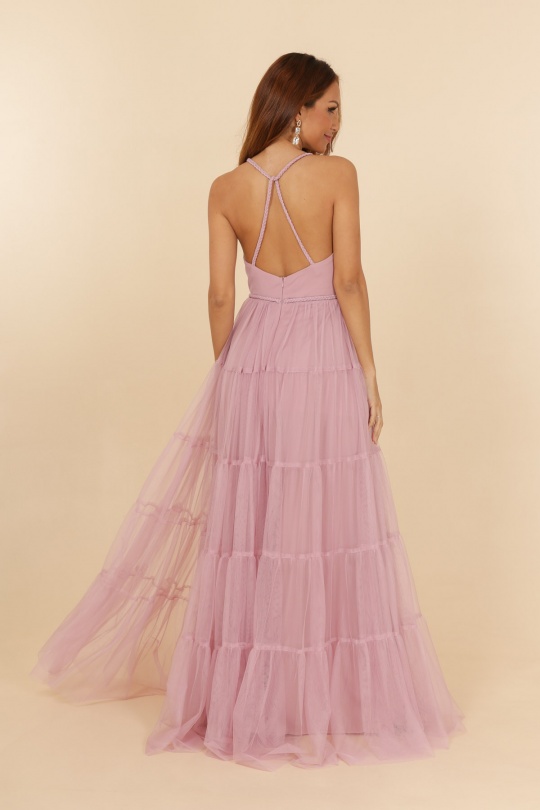 Robes de soirée Femme Vieux rose C FAIT POUR VOUS 99225 Efashion Paris