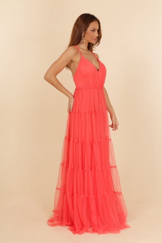 Robes de soirée Femme Vieux rose C FAIT POUR VOUS 99225 Efashion Paris