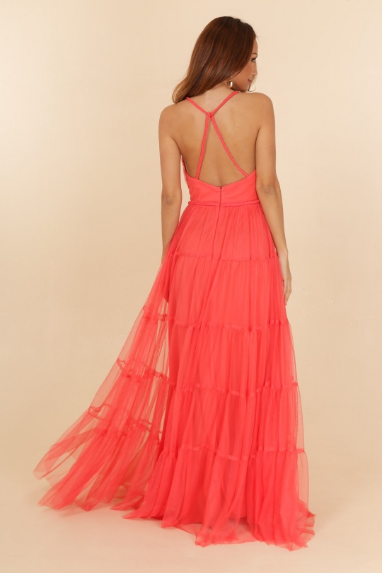 Robes de soirée Femme Vieux rose C FAIT POUR VOUS 99225 Efashion Paris