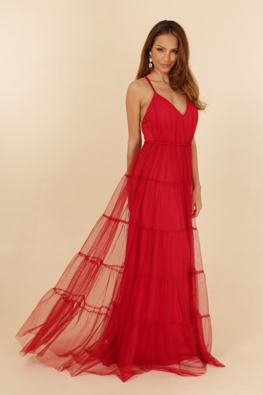 Robes de soirée Femme Vieux rose C FAIT POUR VOUS 99225 Efashion Paris