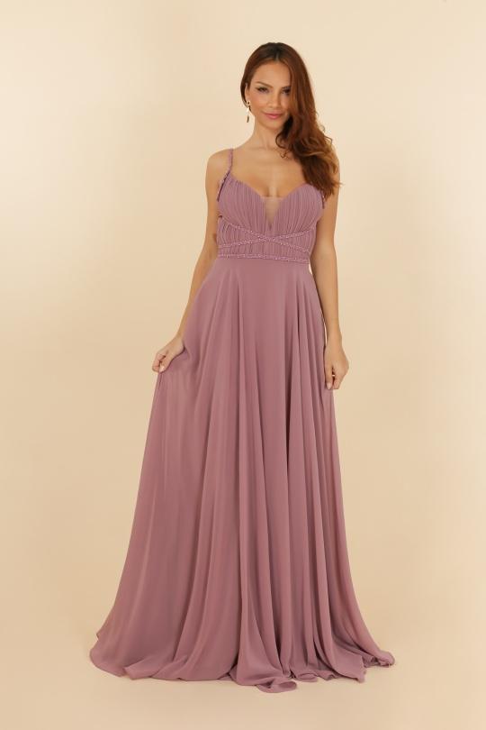 Evening dresses Women Old pink C FAIT POUR VOUS 7011 Efashion Paris