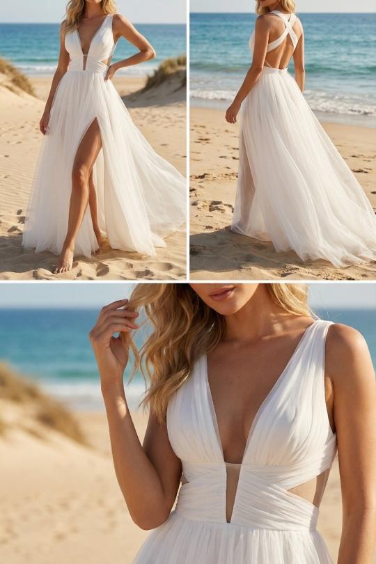 Robes de soirée Femme Jaune C FAIT POUR VOUS 97557 Efashion Paris