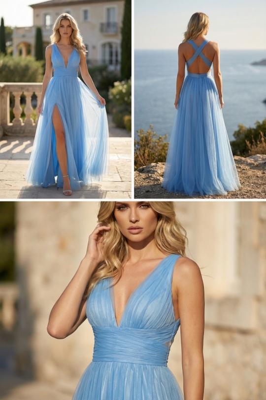 Robes de soirée Femme Jaune C FAIT POUR VOUS 97557 Efashion Paris