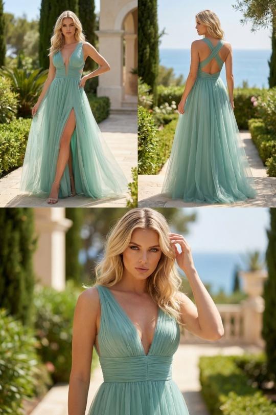 Robes de soirée Femme Jaune C FAIT POUR VOUS 97557 Efashion Paris