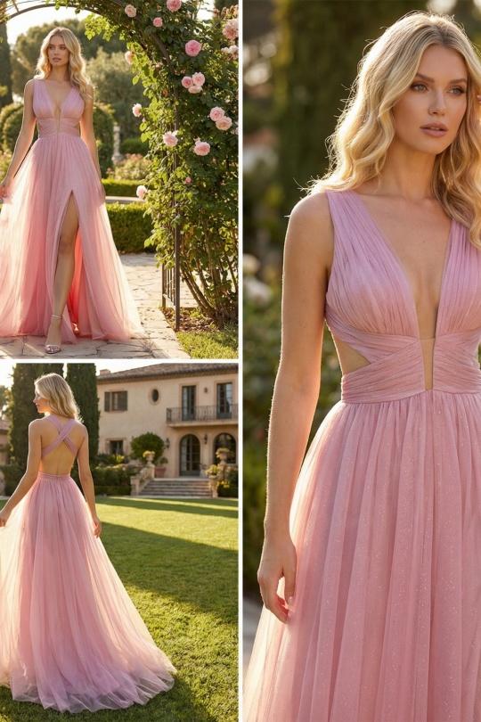 Robes de soirée Femme Jaune C FAIT POUR VOUS 97557 Efashion Paris