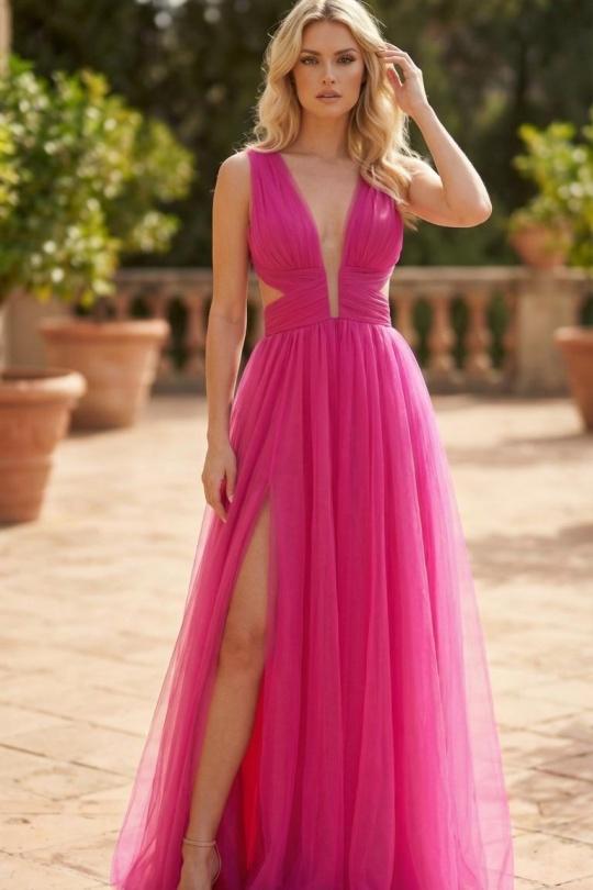 Robes de soirée Femme Jaune C FAIT POUR VOUS 97557 Efashion Paris