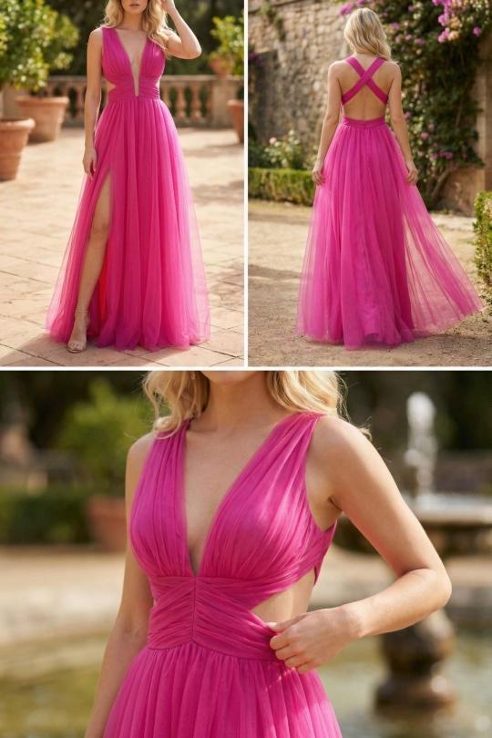 Robes de soirée Femme Jaune C FAIT POUR VOUS 97557 Efashion Paris