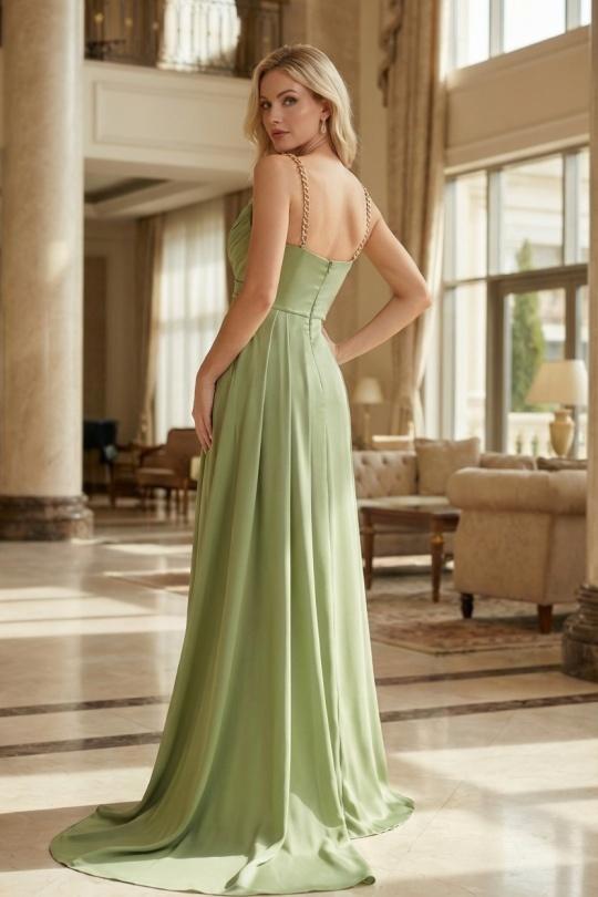 Robes de soirée Femme Turquoise C FAIT POUR VOUS 7055 Efashion Paris