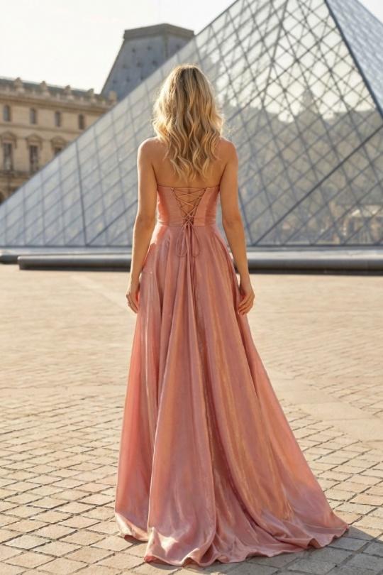 Robes de soirée Femme Rouge C FAIT POUR VOUS 7068 Efashion Paris