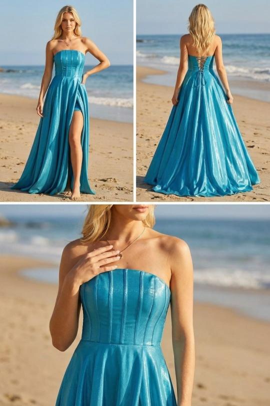 Robes de soirée Femme Rouge C FAIT POUR VOUS 7068 Efashion Paris