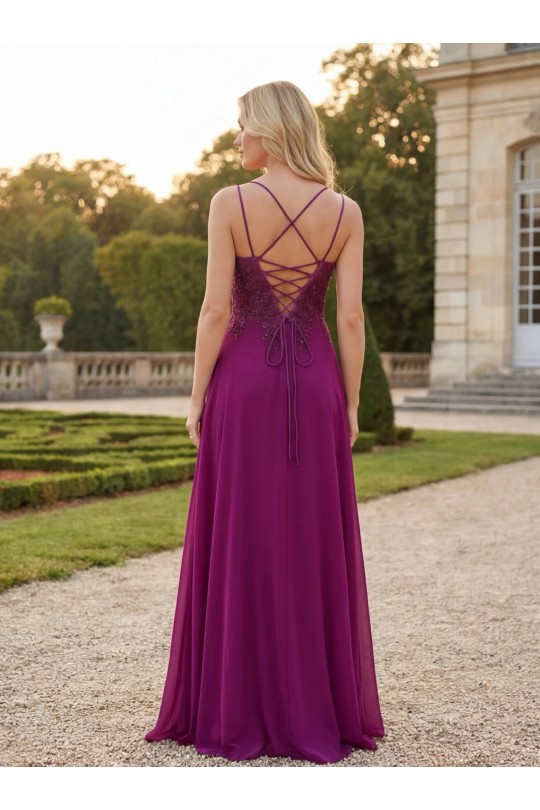 Evening dresses Women Purple C FAIT POUR VOUS 99863 Efashion Paris