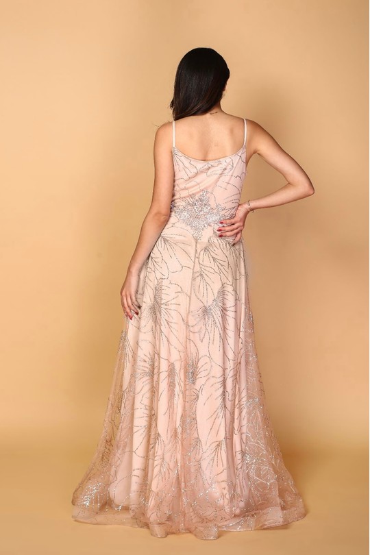 Robes de soirée Femme Vieux rose C FAIT POUR VOUS 22188 Efashion Paris