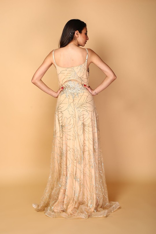 Robes de soirée Femme Vieux rose C FAIT POUR VOUS 22188 Efashion Paris