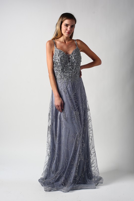 Robes de soirée Femme Vieux rose C FAIT POUR VOUS 22188 Efashion Paris