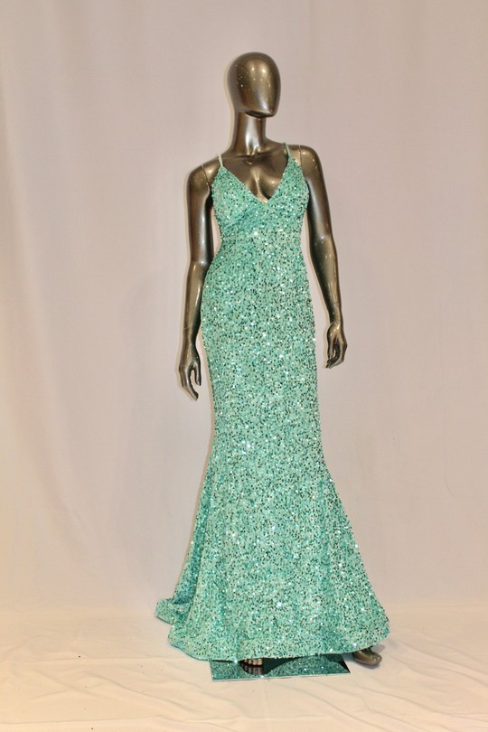 Robes de soirée Femme Vert menthe C FAIT POUR VOUS 99590 Efashion Paris