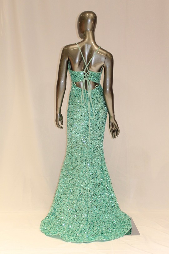 Robes de soirée Femme Vert menthe C FAIT POUR VOUS 99590 Efashion Paris