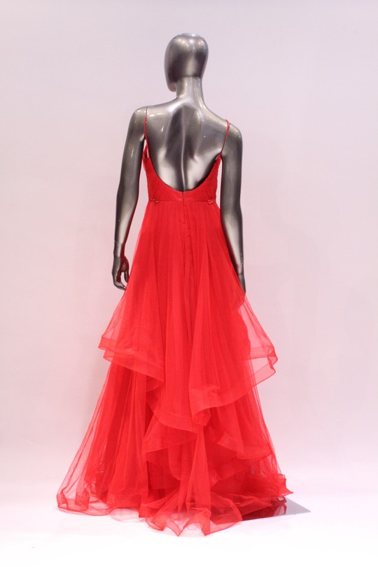 Robes de soirée Femme Rouge C FAIT POUR VOUS 98763 Efashion Paris