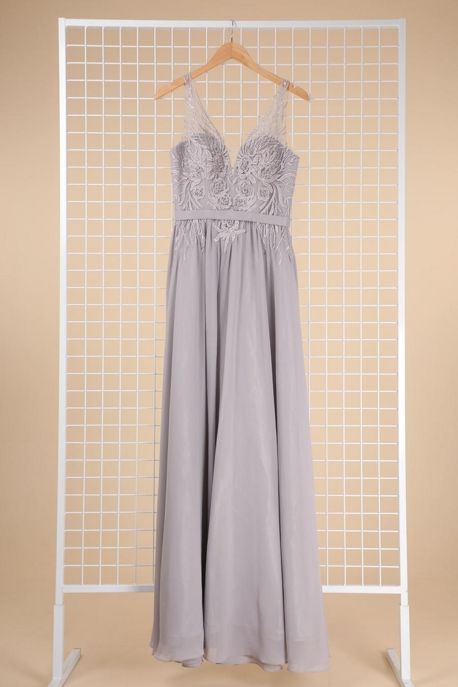 Vestidos de fiesta Mujer Light-grey C FAIT POUR VOUS 1910 #c Efashion Paris