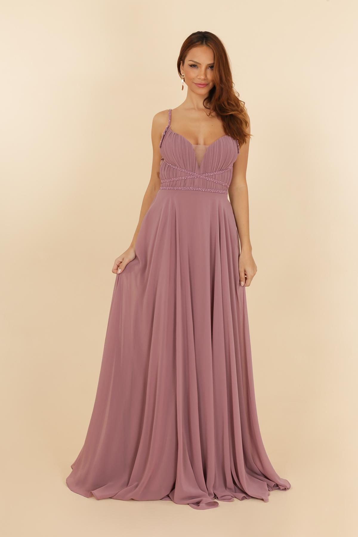 Evening dresses Women Old pink C FAIT POUR VOUS 7011 #c Efashion Paris