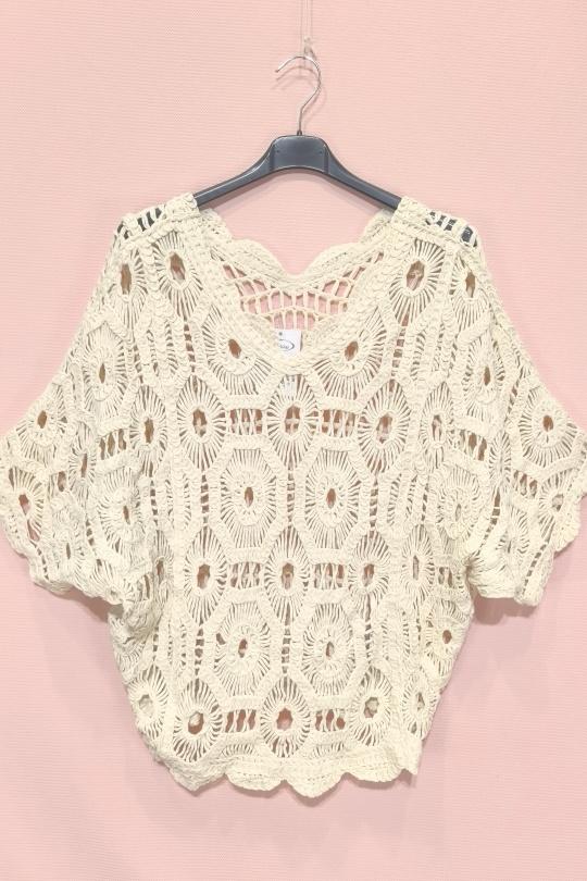 Tops Femme Blanc NEW SUNSHINE 666 Efashion Paris