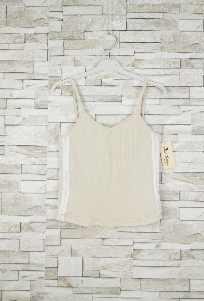 Débardeurs Femme Blanc NEW SUNSHINE 5396 #c Efashion Paris